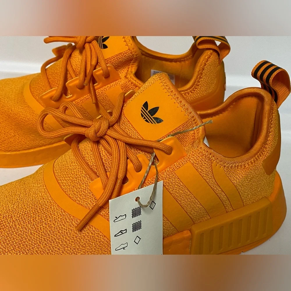 adidas NMD R1 Orange Womens Shoes new without box - Picture 5 of 10